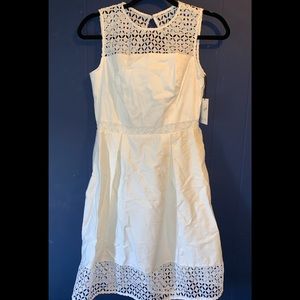 White Calvin Klein dress